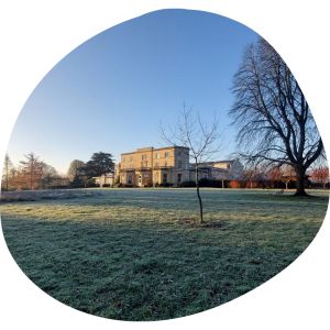 Our centre in winter with frost