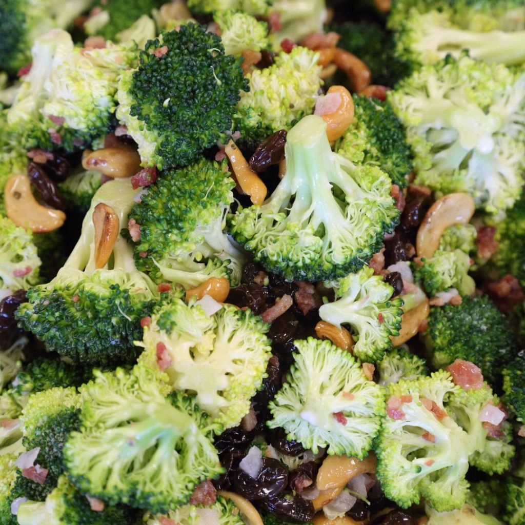 Broccoli and cannellini bean salad Penny Brohn UK