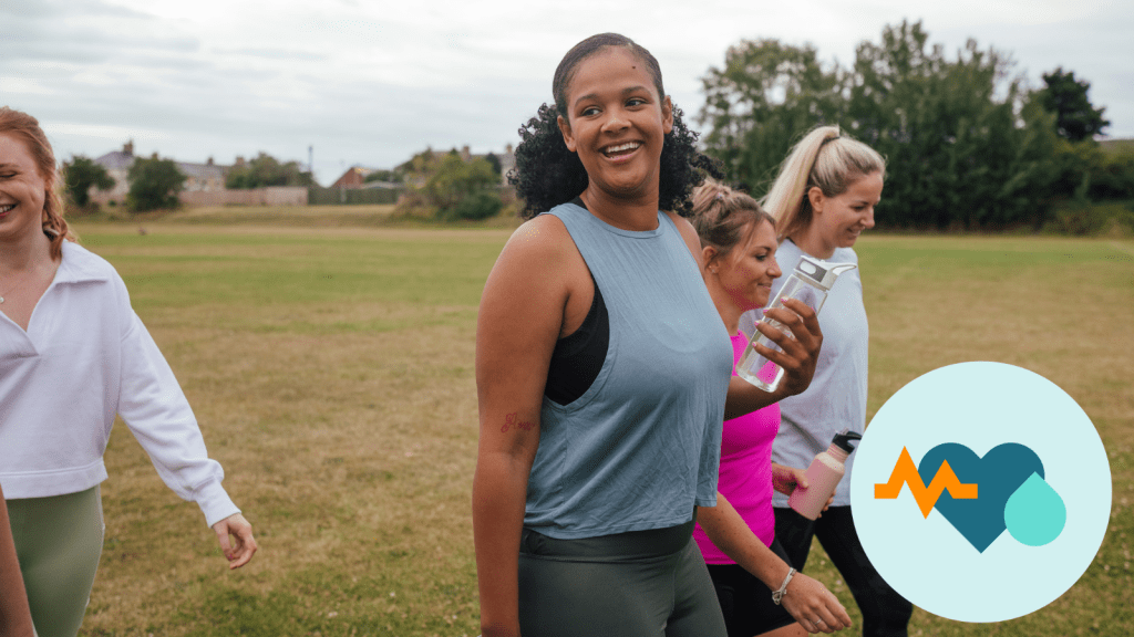 A group of women on a walk