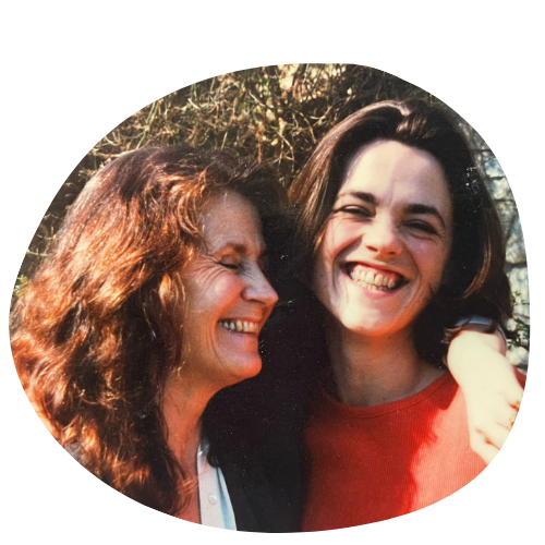 Photo of Penny Brohn UK founder, Penny Brohn (left) and her daughter, Penny Brohn UK Trustee, Jess Brohn (right).